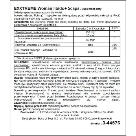 Supl.diety-eXXtreme Libido caps woman 1x5 Stk. - 2