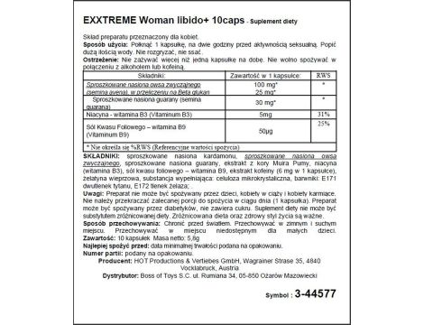 Supl.diety-eXXtreme Libido caps woman 1x10 Stk. - 2