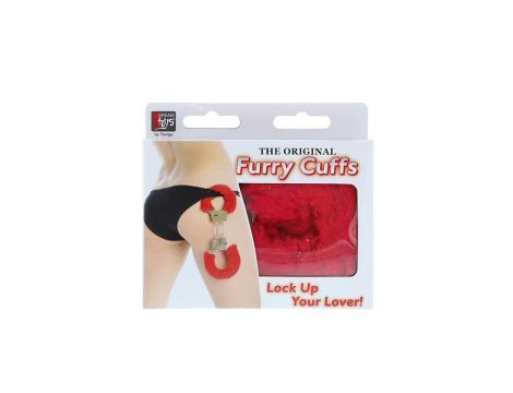 DREAM TOYS HANDCUFFS WITH PLUSH RED