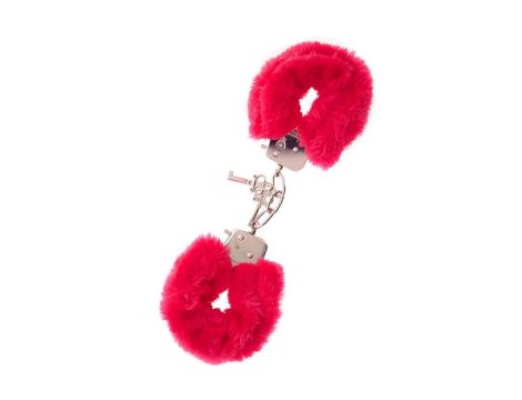 DREAM TOYS HANDCUFFS WITH PLUSH RED - 2