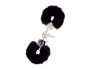 DREAM TOYS HANDCUFFS WITH PLUSH BLACK - image 2