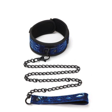 WHIPSMART DIAMOND COLLAR AND LEASH BLUE - 2