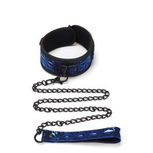 WHIPSMART DIAMOND COLLAR AND LEASH BLUE - image 2