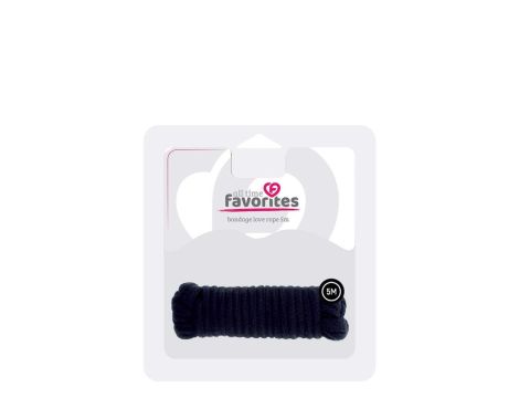 ALL TIME FAVORITES LOVE ROPE - 5M BLACK