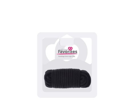 ALL TIME FAVORITES LOVE ROPE 10M BLACK