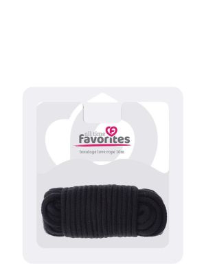 ALL TIME FAVORITES LOVE ROPE 10M BLACK