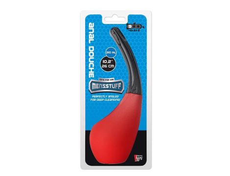 MENZSTUFF 9 HOLE ANAL DOUCHE RED/BLACK