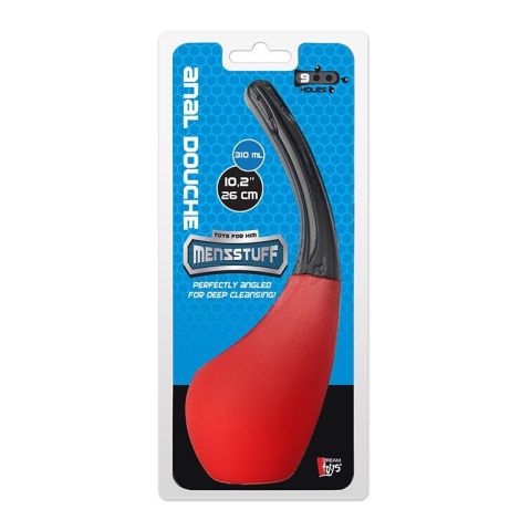 MENZSTUFF 9 HOLE ANAL DOUCHE RED/BLACK