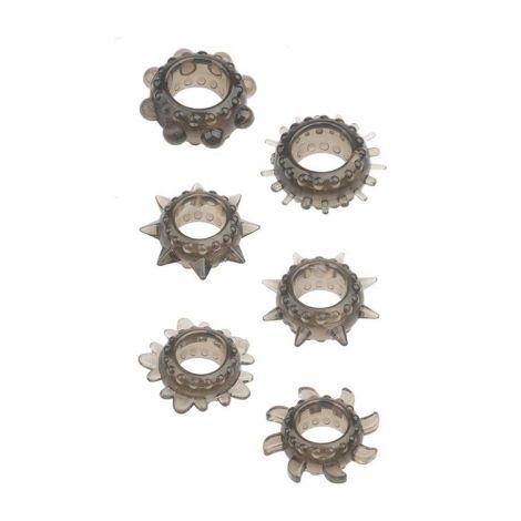 MENZSTUFF 6PC STRETCHEABLE RING SET - 2