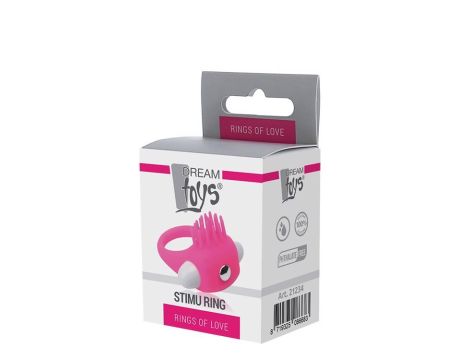 RINGS OF LOVE SILICONE STIMU RING PINK