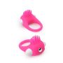 RINGS OF LOVE SILICONE STIMU RING PINK - 3