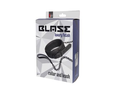 BLAZE COLLAR AND LEASH BLACK