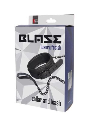 BLAZE COLLAR AND LEASH BLACK