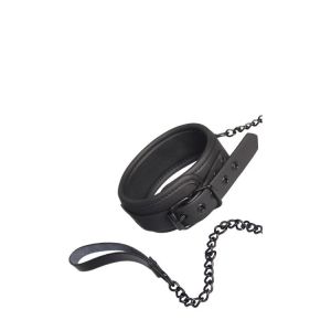 BLAZE COLLAR AND LEASH BLACK - image 2