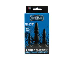 Zestaw-MENZSTUFF 3-PIECE ANAL CONE SET BLACK - image 2