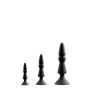 Zestaw-MENZSTUFF 3-PIECE ANAL CONE SET BLACK - 2