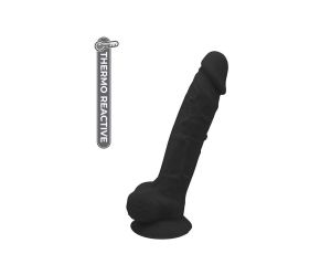 REAL LOVE DILDO 7INCH BLACK - image 2