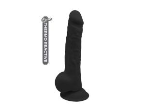 REAL LOVE DILDO 9.5INCH BLACK - image 2