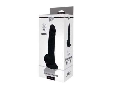 REAL LOVE DILDO 9.5INCH BLACK