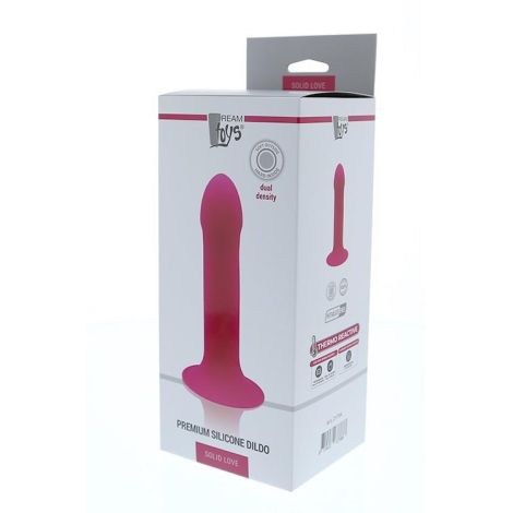 SOLID LOVE PREMIUM DILDO 7INCH PINK