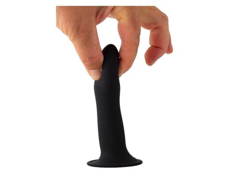 SOLID LOVE PREMIUM DILDO 5INCH BLACK - 4