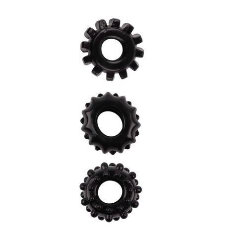 ALL TIME FAVORITES SET OF 3 COCKRINGS BLACK - 2