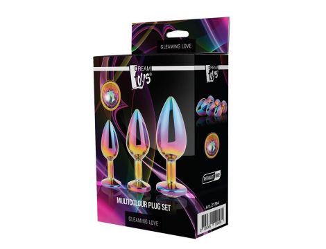 GLEAMING LOVE MULTICOLOUR PLUG SET