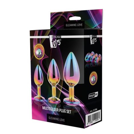 GLEAMING LOVE MULTICOLOUR PLUG SET