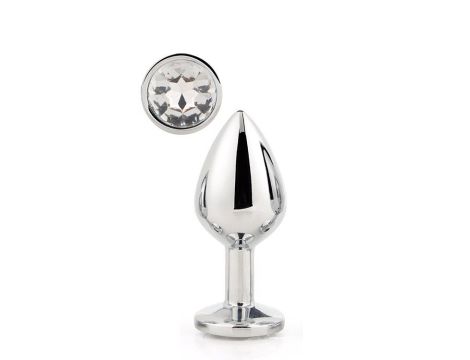 GLEAMING LOVE SILVER PLUG LARGE - 2