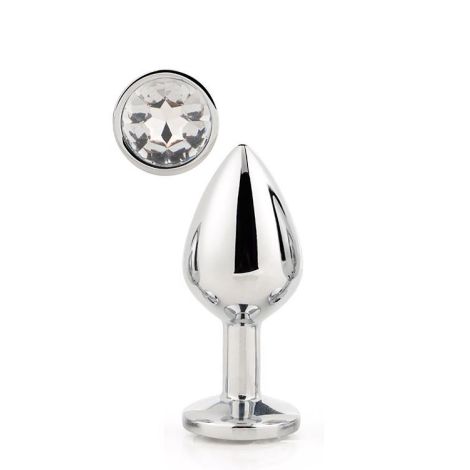 GLEAMING LOVE SILVER PLUG LARGE - 2