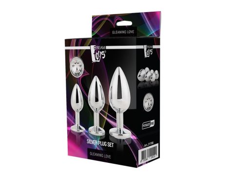 GLEAMING LOVE SILVER PLUG SET