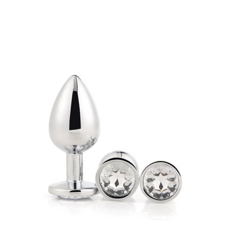 GLEAMING LOVE SILVER PLUG SET - 2