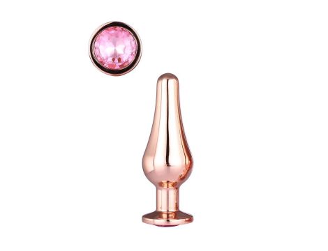 GLEAMING LOVE ROSE GOLD PLEASURE PLUG S - 2