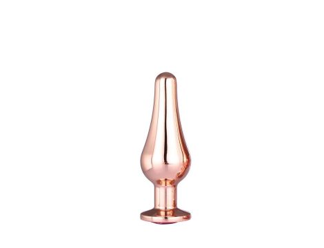 GLEAMING LOVE ROSE GOLD PLEASURE PLUG S - 3