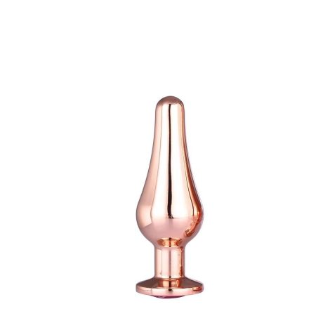 GLEAMING LOVE ROSE GOLD PLEASURE PLUG S - 3