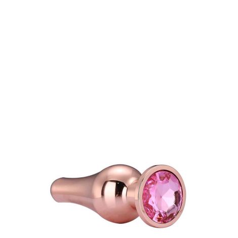 GLEAMING LOVE ROSE GOLD PLEASURE PLUG S - 4