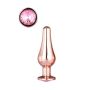 GLEAMING LOVE ROSE GOLD PLEASURE PLUG S - 3