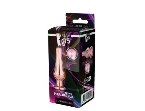 GLEAMING LOVE ROSE GOLD PLEASURE PLUG M