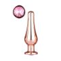 GLEAMING LOVE ROSE GOLD PLEASURE PLUG M - 3