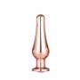 GLEAMING LOVE ROSE GOLD PLEASURE PLUG M - 4