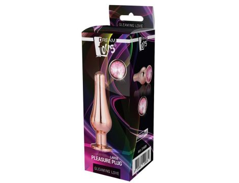 GLEAMING LOVE ROSE GOLD PLEASURE PLUG L