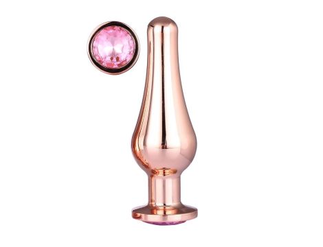 GLEAMING LOVE ROSE GOLD PLEASURE PLUG L - 2