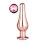 GLEAMING LOVE ROSE GOLD PLEASURE PLUG L - 3