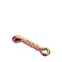 GLAMOUR GLASS RIBBED G-SPOT DILDO - 5