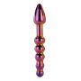 GLAMOUR GLASS RIDGED ANAL DILDO - 3