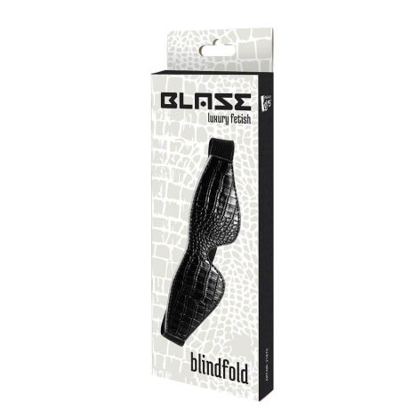 BLAZE BLINDFOLD CROCO BLACK