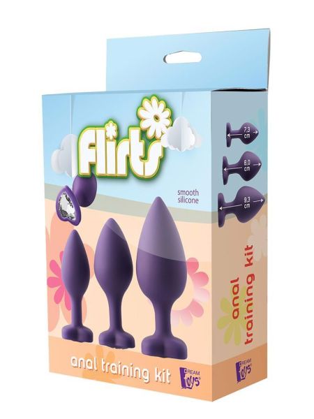 FLIRTS ANAL TRAINING KIT GEM STONE PURPLE