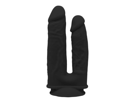 REAL LOVE DUAL DENSITY DOUBLE PENETRATOR BLACK - 2