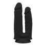 REAL LOVE DUAL DENSITY DOUBLE PENETRATOR BLACK - 3