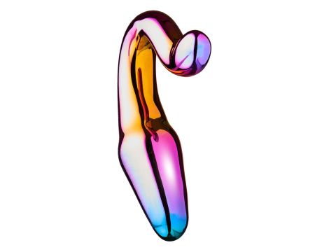 GLAMOUR GLASS SLEEK ANAL TAIL PLUG - 3